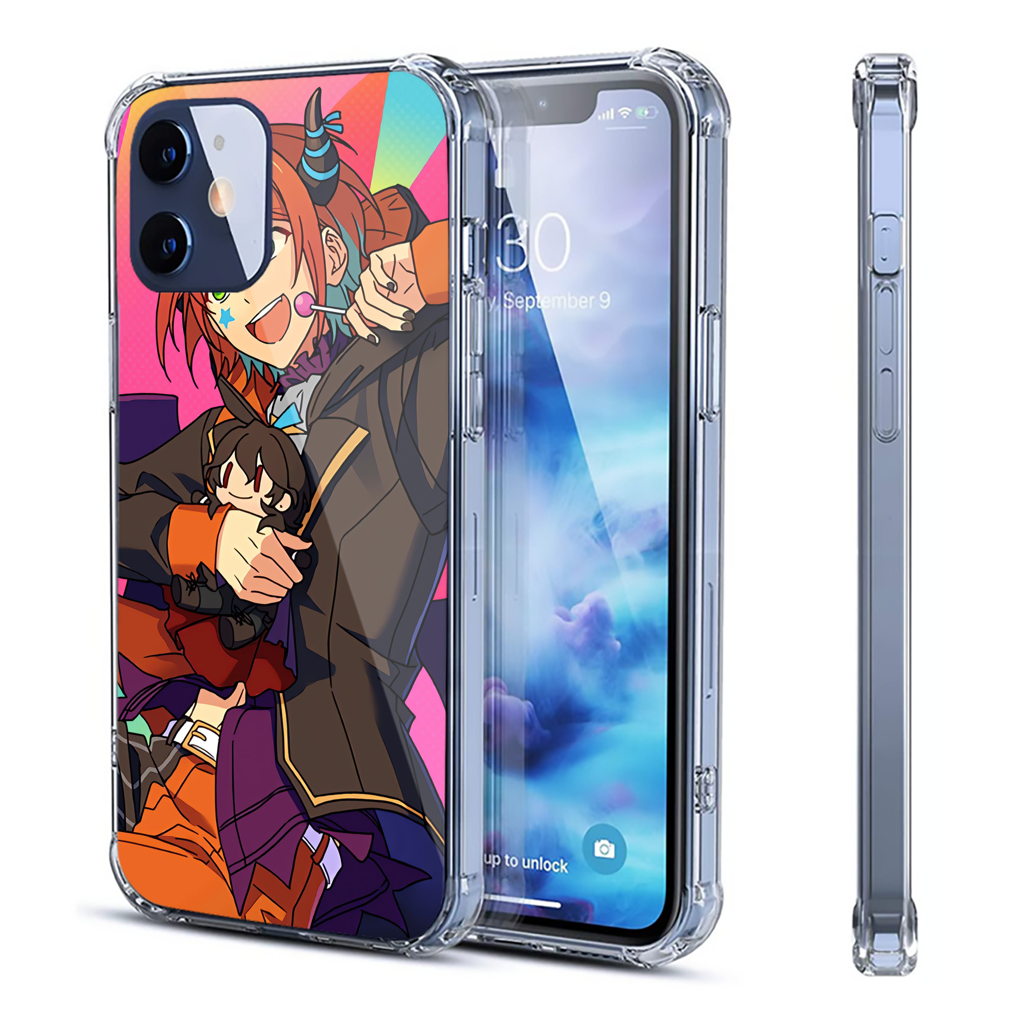 （画像用） あんさんぶるスターズ! Ensemble Stars 【iPhone 12シリーズ対応】透明スマホケース（クリアソフトケース）